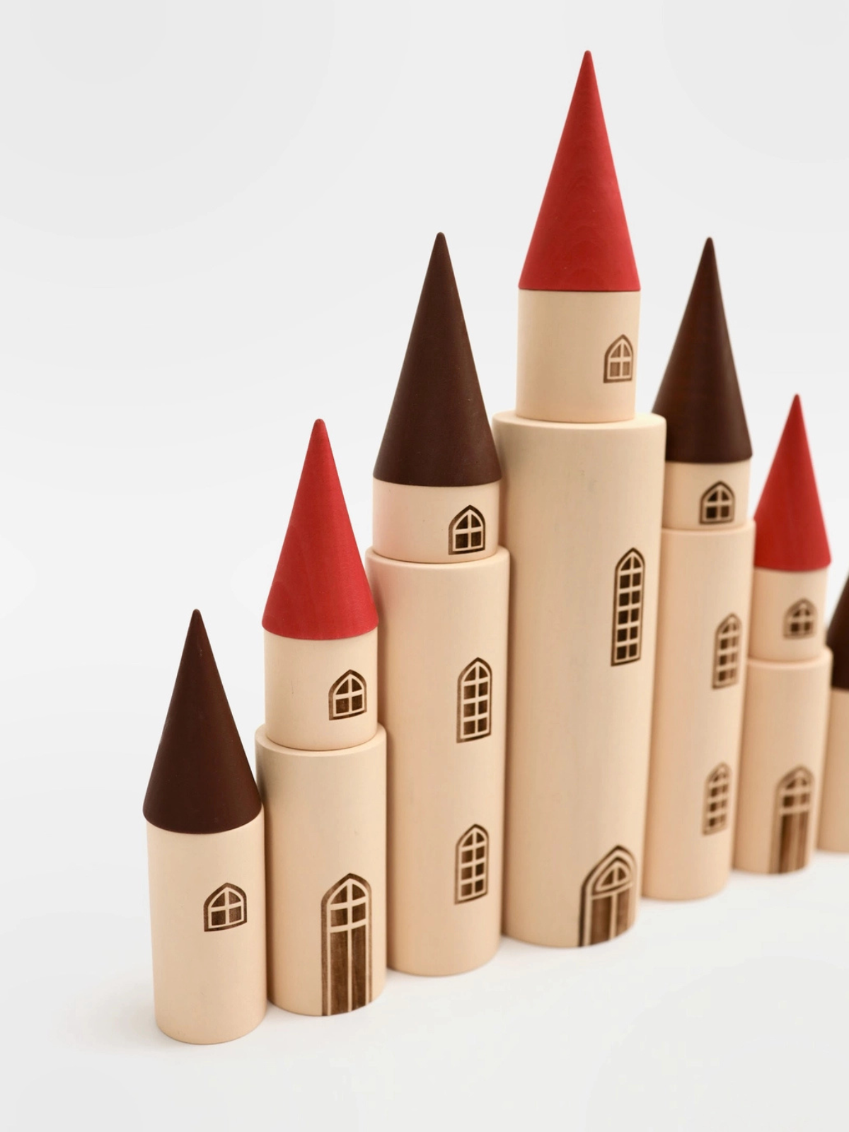 7 Towers Kingdom Blocks Pretend Play SABO Concept