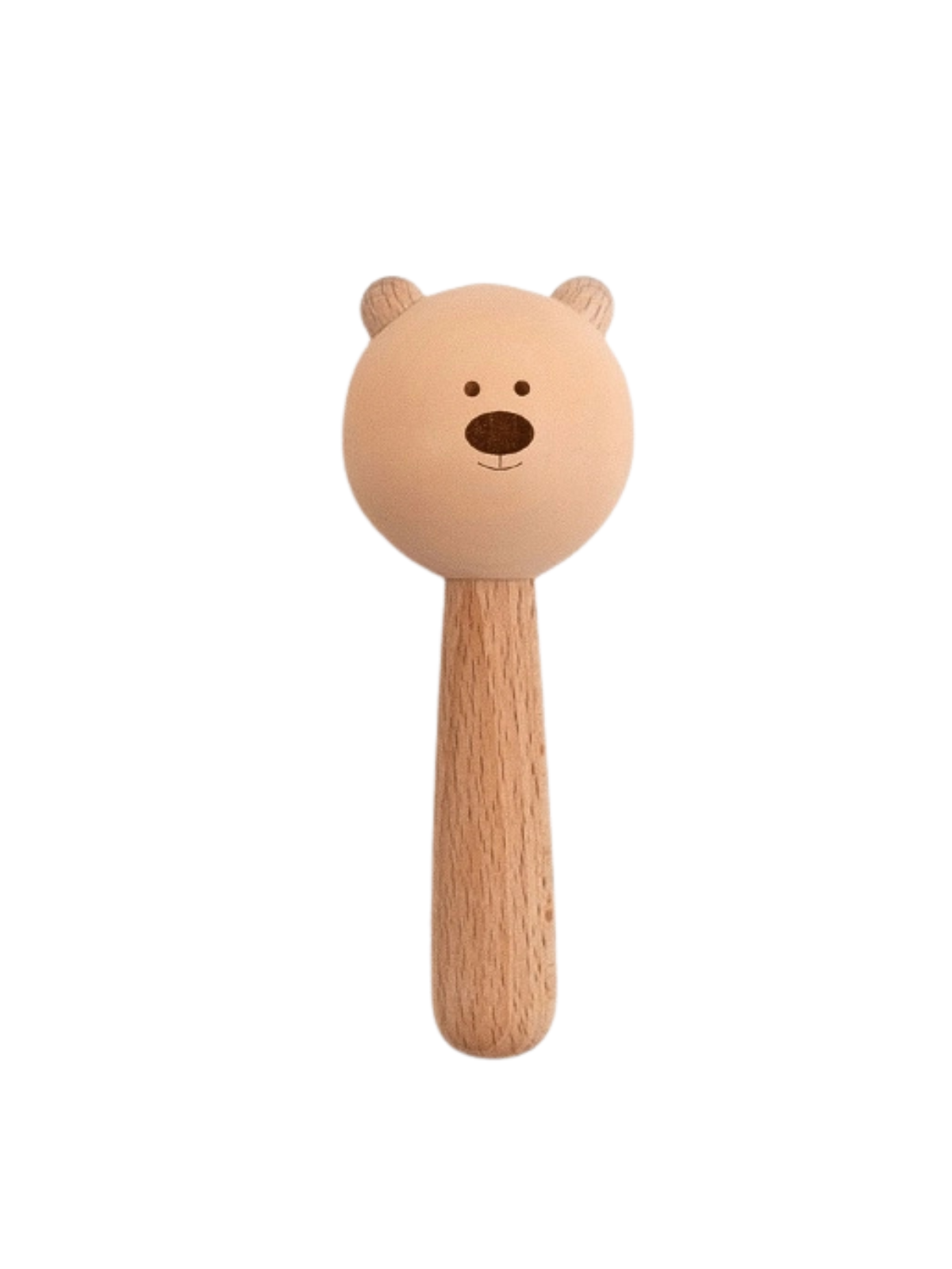 Wooden Bear Rattle Baby Toys SABO Concept