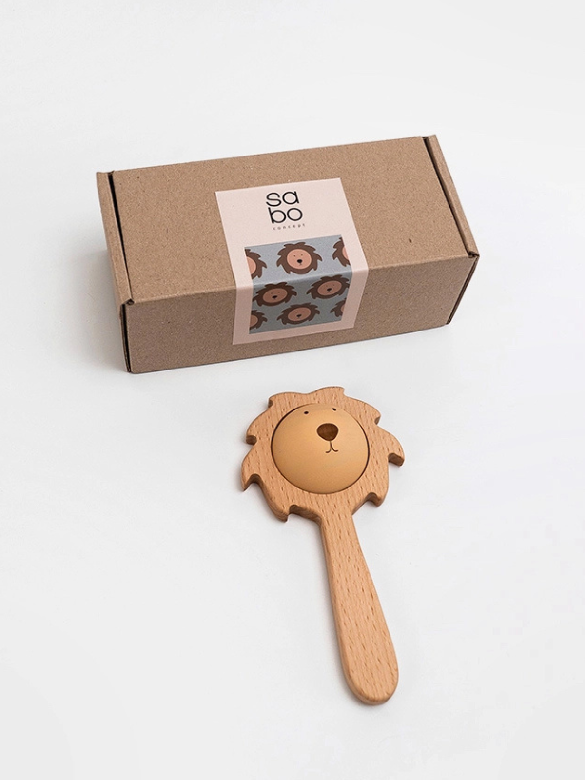 Lion Rattle Baby Toys SABO Concept