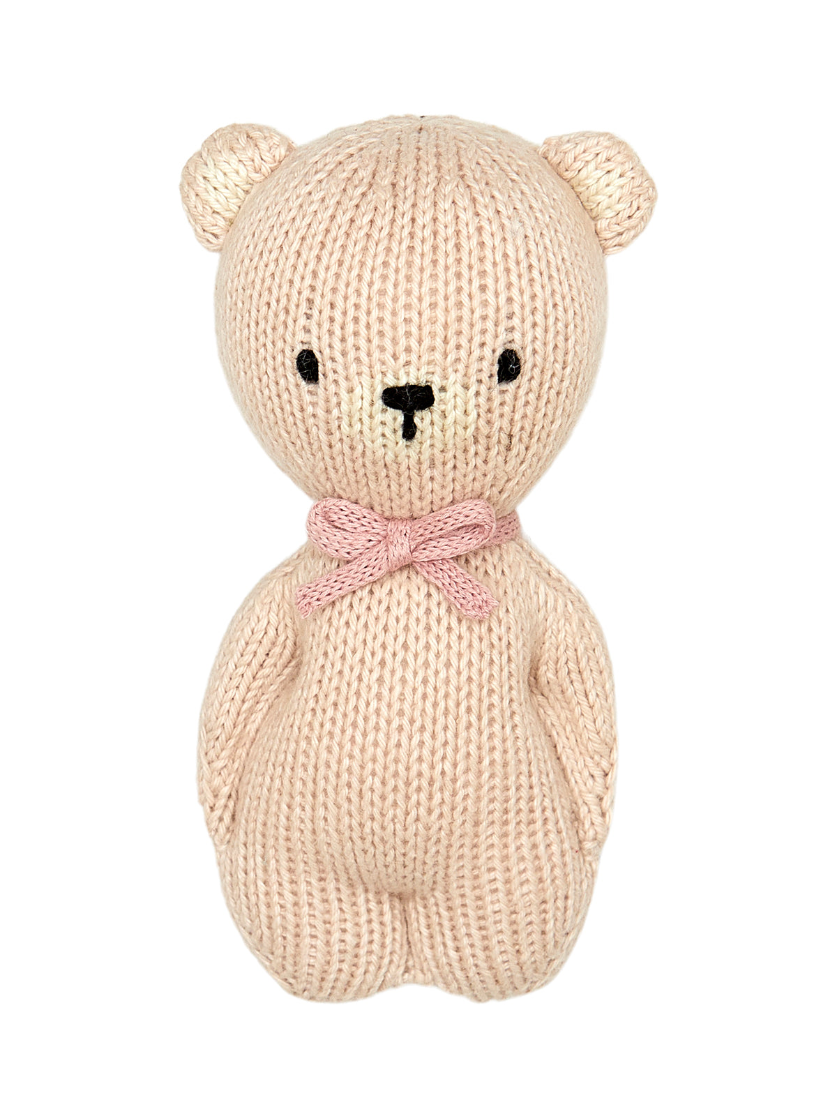 Bear Rattle Baby Toys Tun Tun Dusty Rose