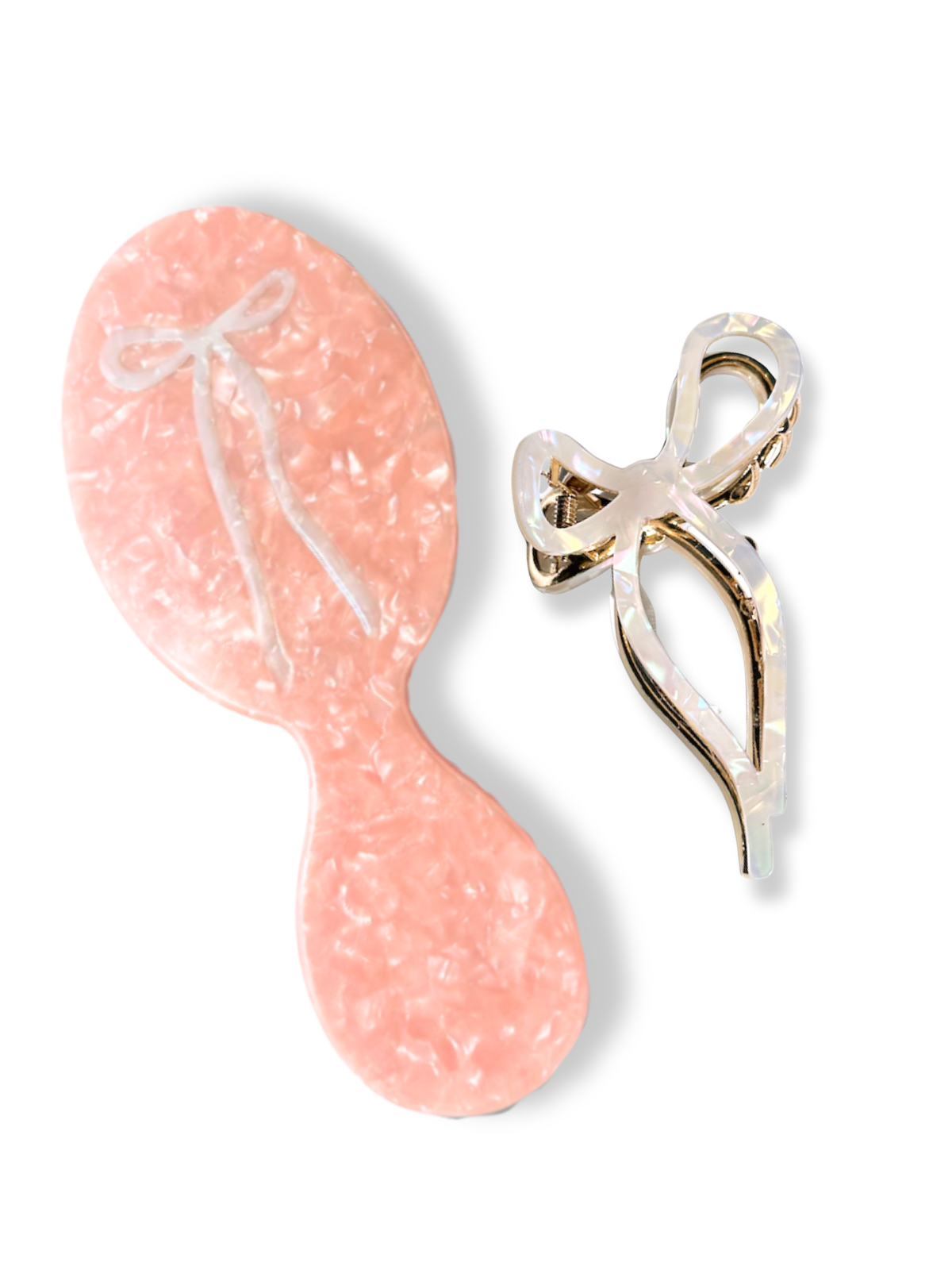 Ballet Bows Hair Brush & Claw Clip Set Hair Accessories Solar Eclipse