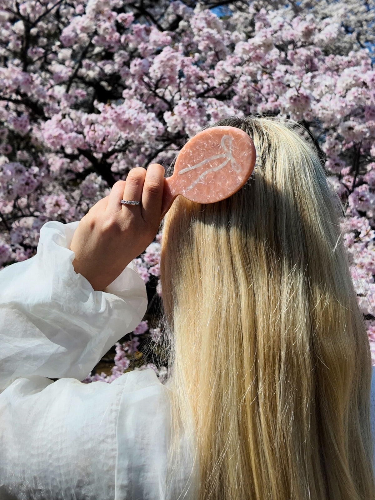 Ballet Bows Hair Brush & Claw Clip Set Hair Accessories Solar Eclipse