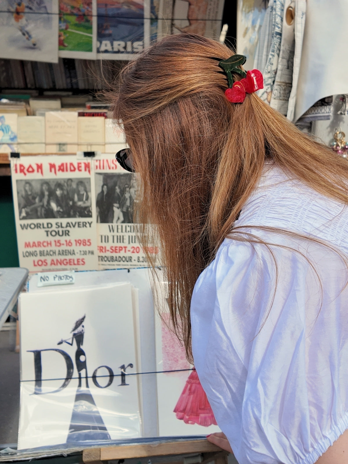 Cherry Hair Brush & Claw Clip Set Hair Accessories Solar Eclipse