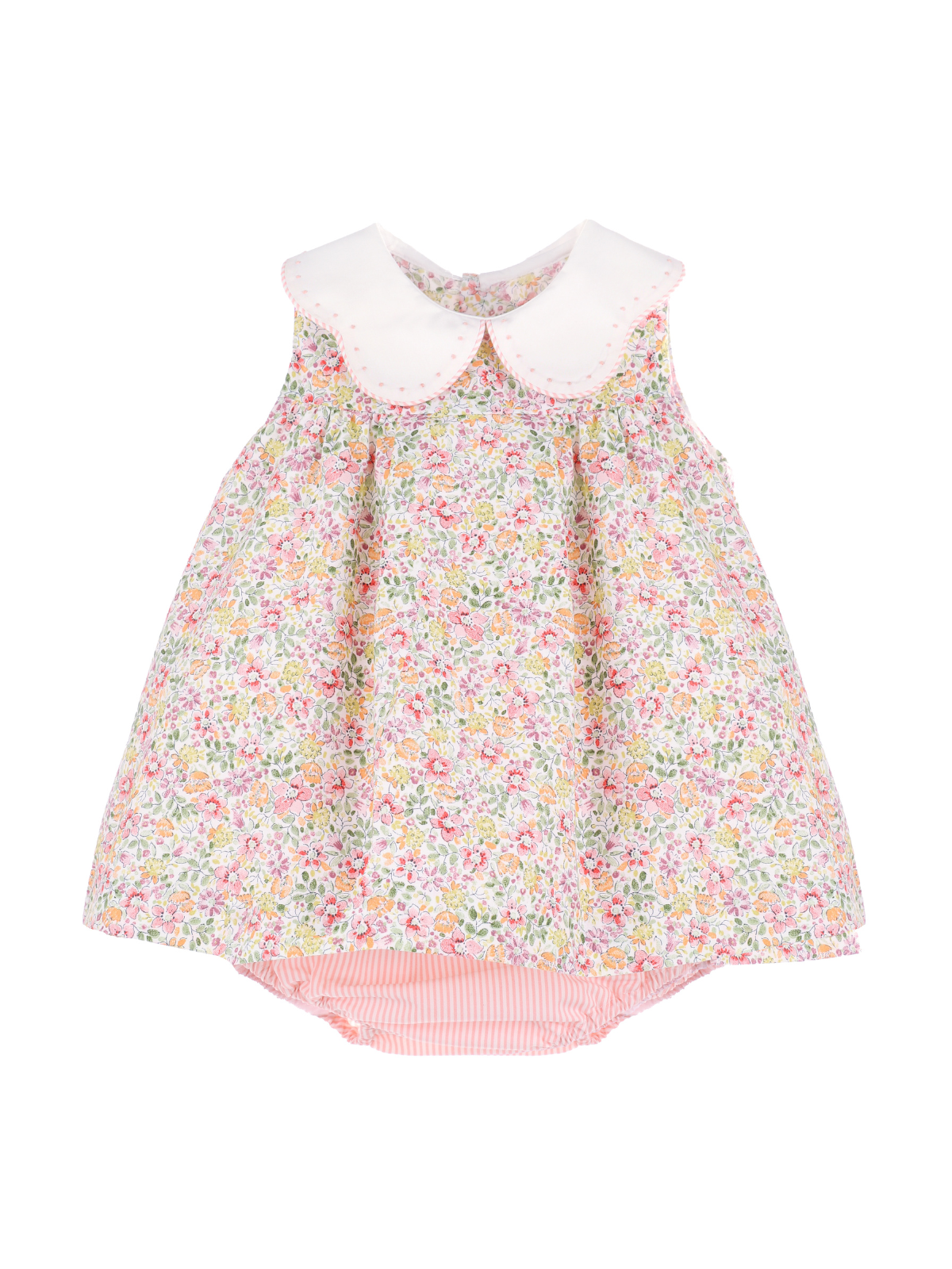 Bloomie Bunch Petal Float Dress Dresses Sophie & Lucas Coral Floral 12M