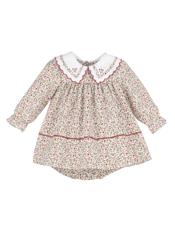 Claret Blooms Dress