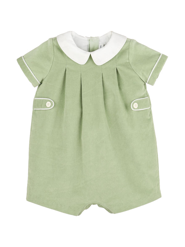Corduroy Button Romper