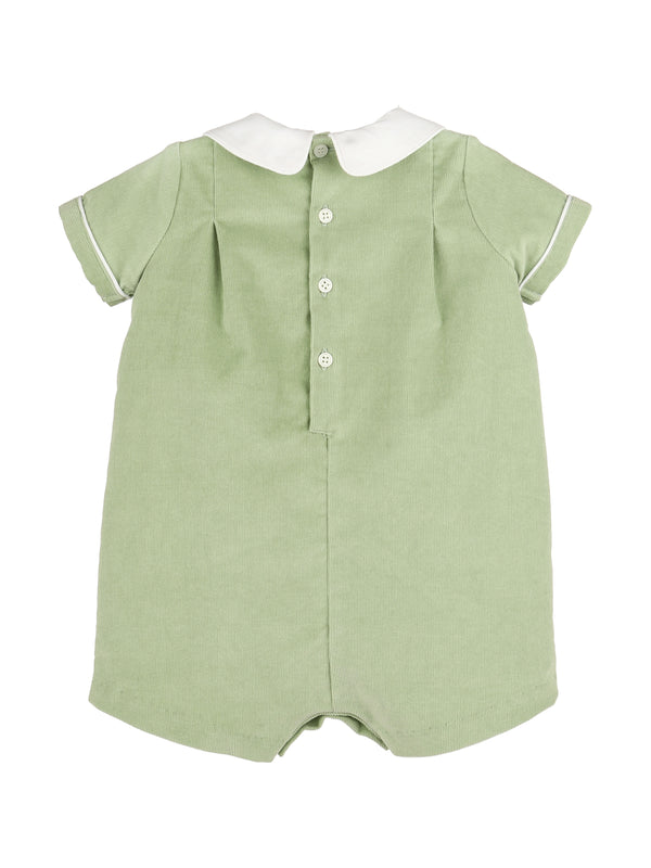 Corduroy Button Romper