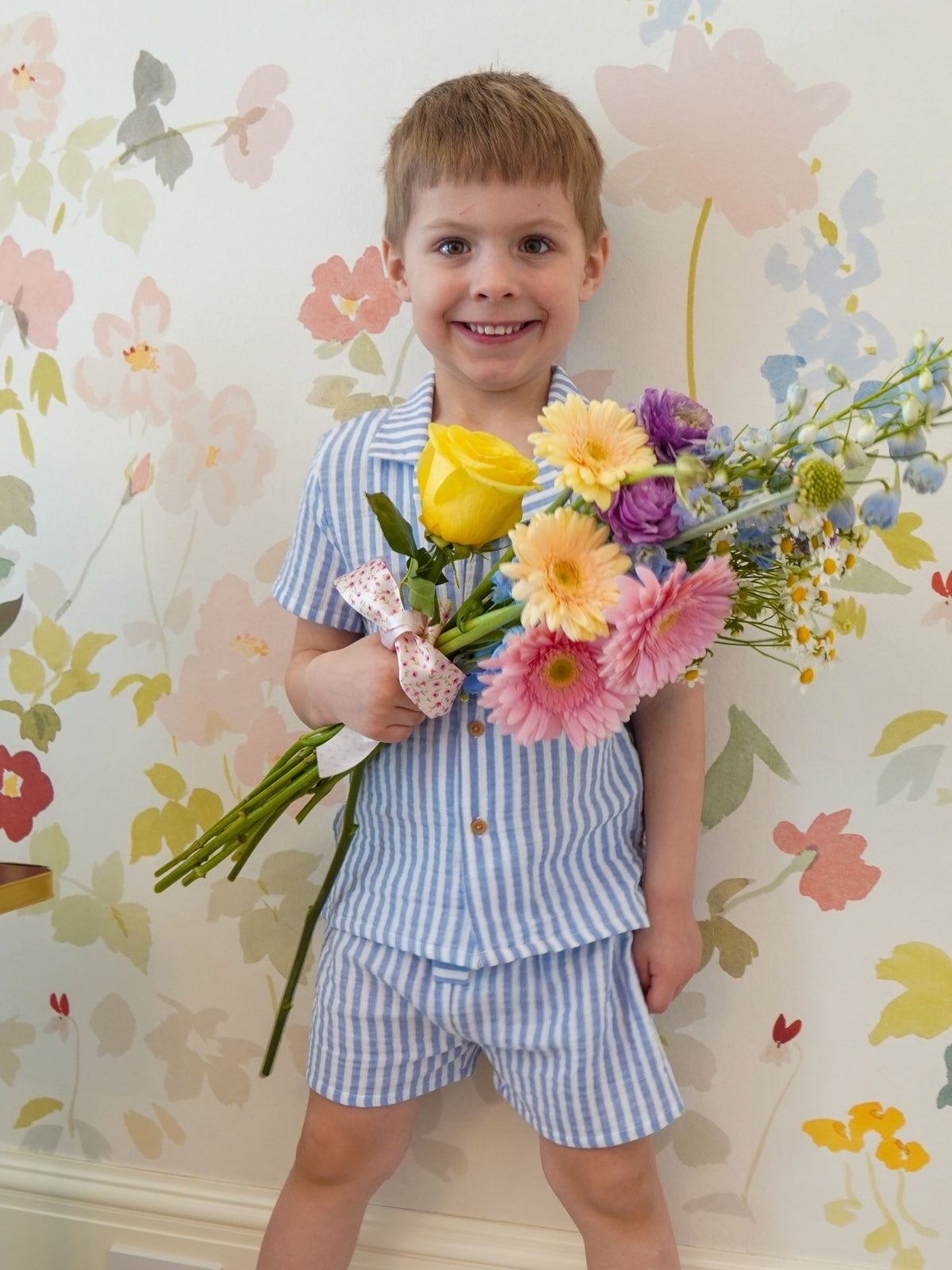 Cotton Stripe Short Set Sets Sophie & Lucas