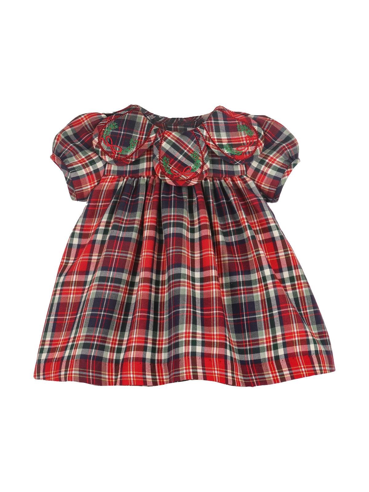 Festive Tartan Petal Dress Dresses Sophie & Lucas