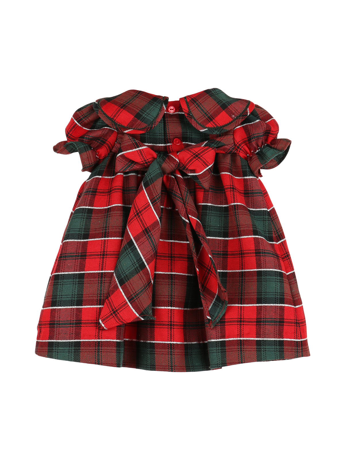 Festive Tartan Petal Dress Dresses Sophie & Lucas   