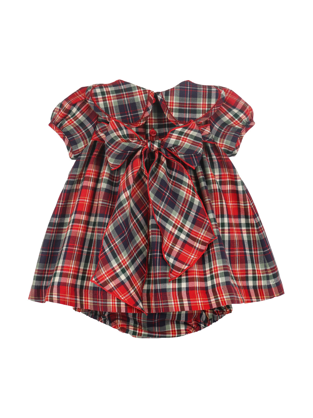 Festive Tartan Petal Dress Dresses Sophie & Lucas