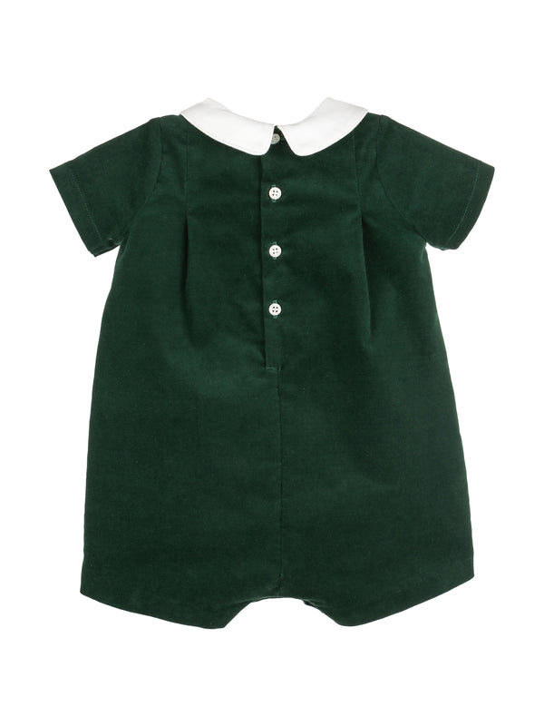 Good Tidings Velvet Romper Rompers Sophie & Lucas