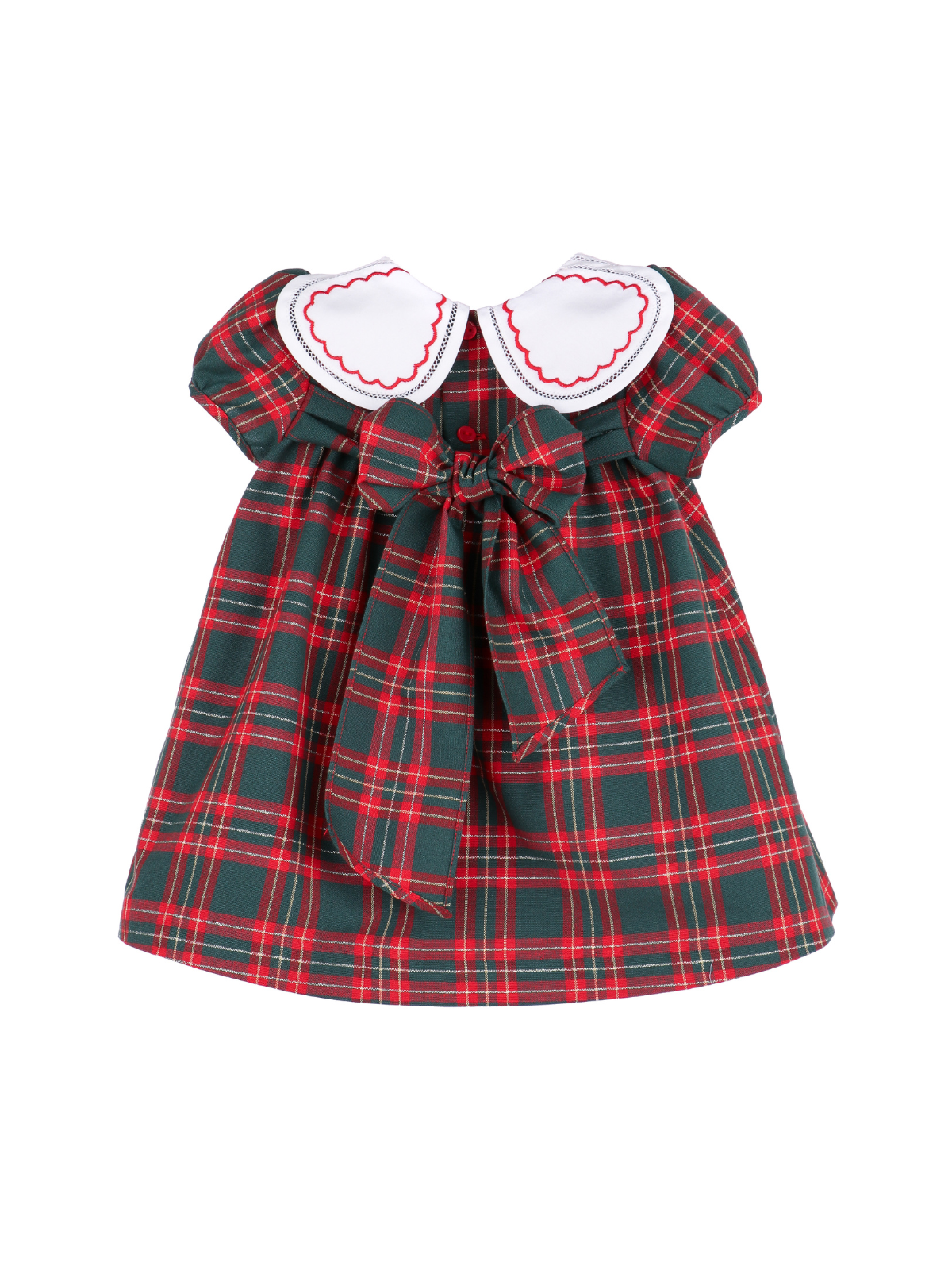 Holiday Plaid Petal Dress Dresses Sophie & Lucas