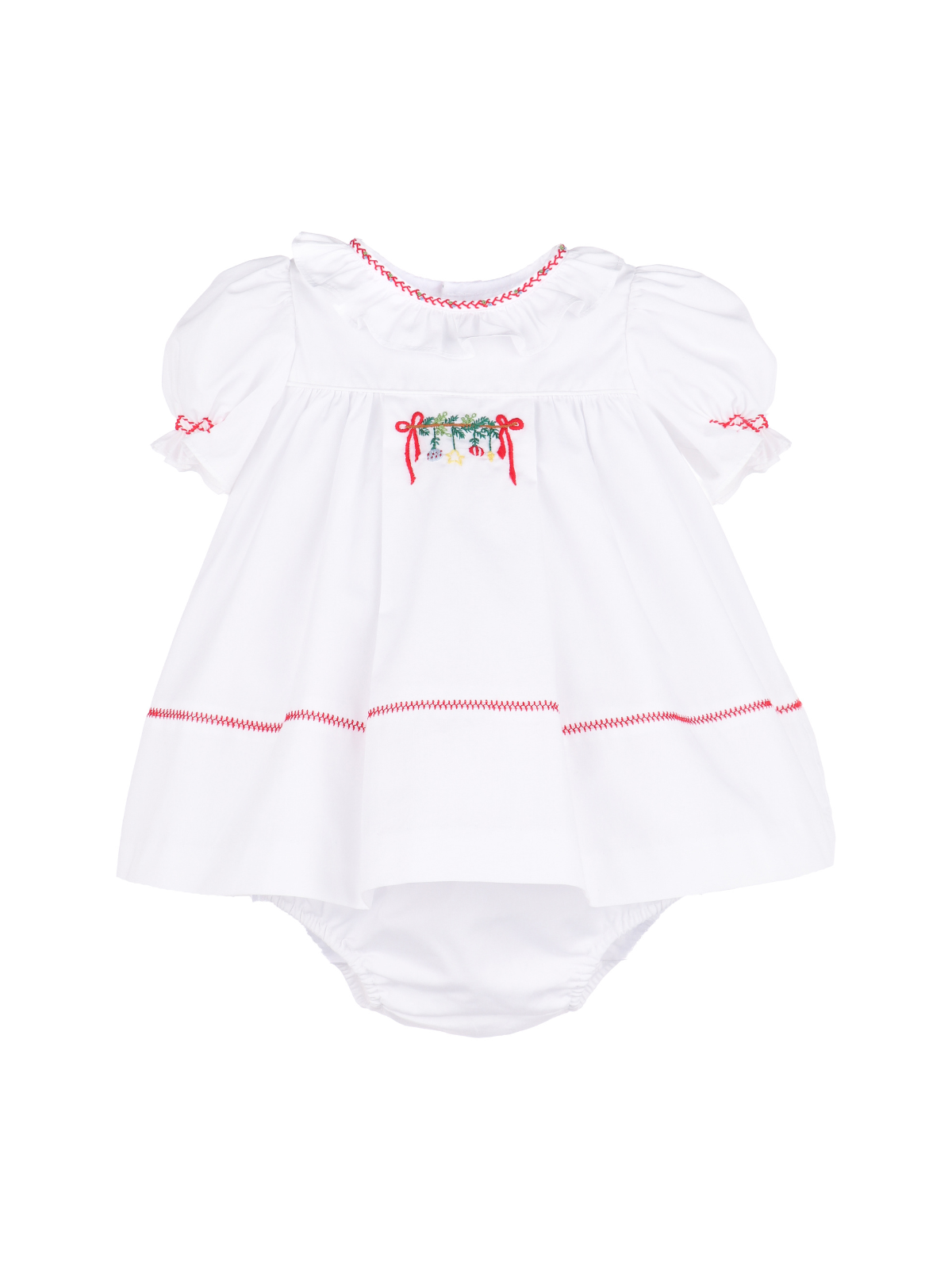 Holiday Merrymaker Dress Dresses Sophie & Lucas White 6M