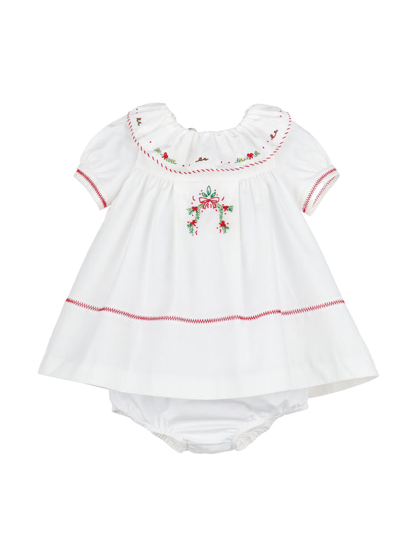 sophie and lucas christmas dress Sophie & Lucas Girls White Peppermint Whimsy Christmas Dress