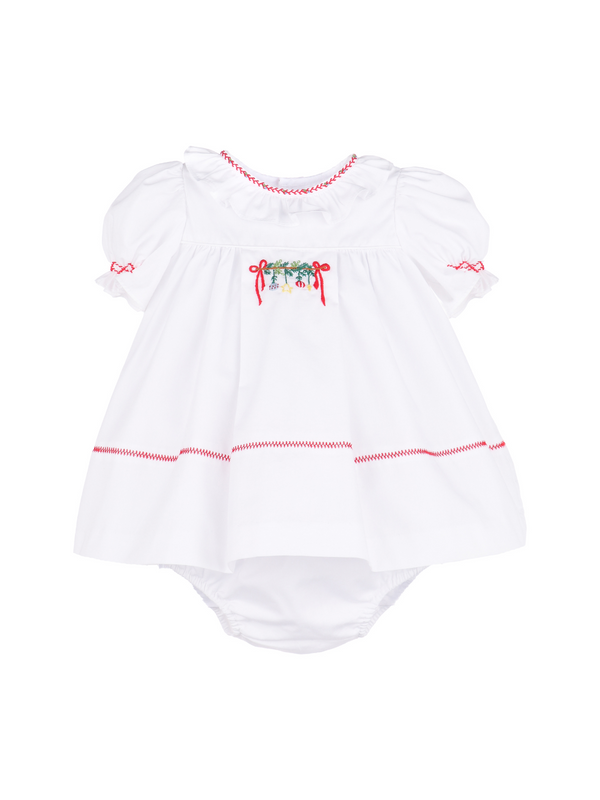 Holiday Merrymaker Dress Dresses Sophie & Lucas White 6M