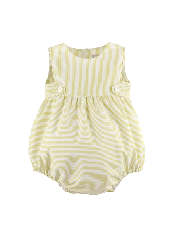 Key Lime Stripe Bubble Rompers Sophie & Lucas Key Lime Stripe 6M