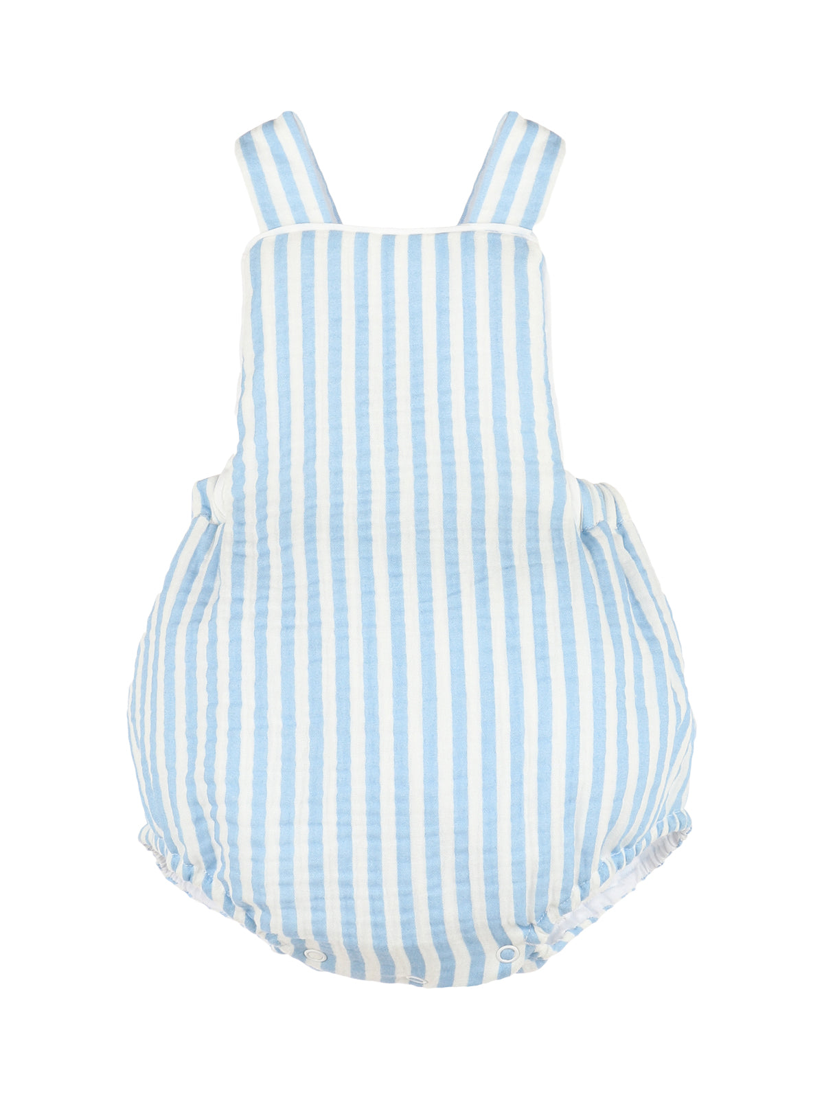 Sullivan Stripe Bubble Rompers Sophie & Lucas Blue Sullivan Stripe 6M