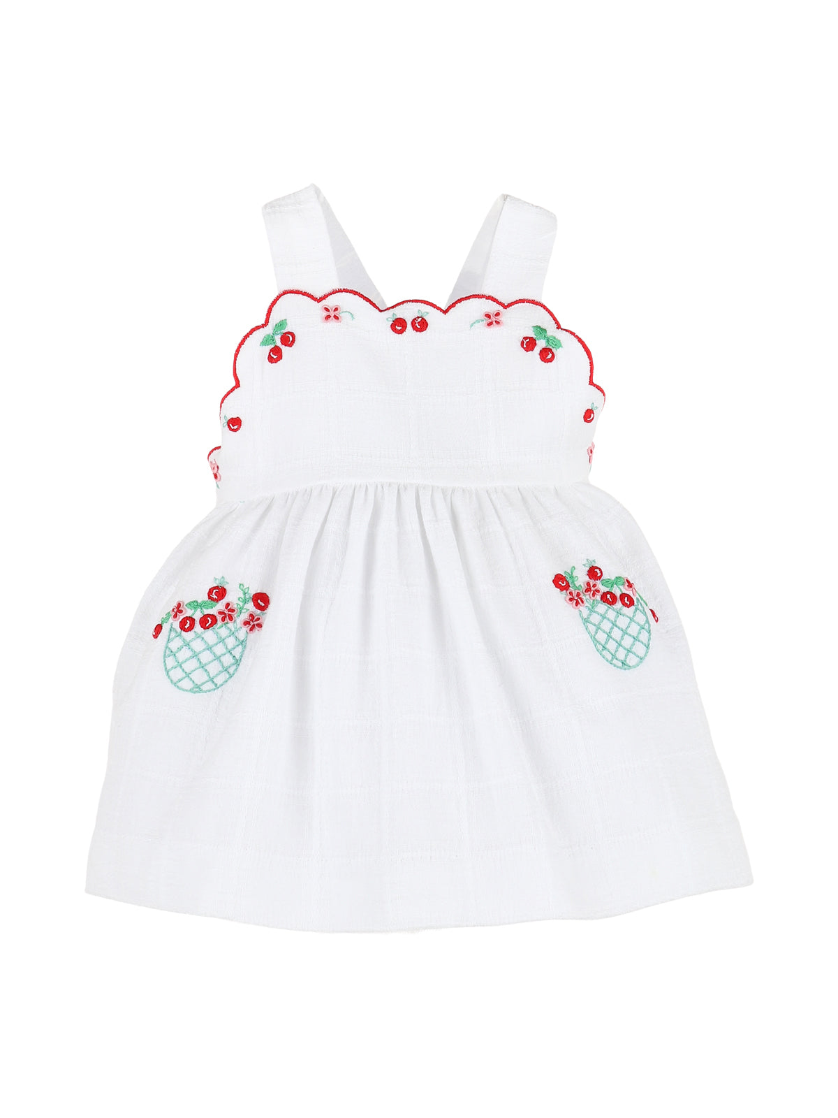 Summer Berries Sundress Dresses Sophie & Lucas White 2Y