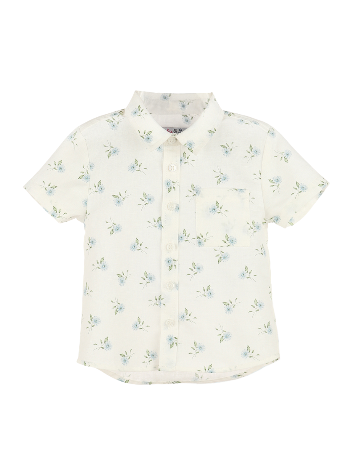 Watercolor Shirt Tops Sophie & Lucas White 2Y