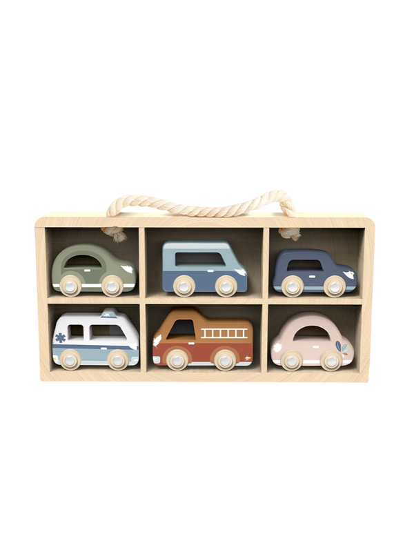 Set of 6 Vehicles Vehicles Speedy Monkey