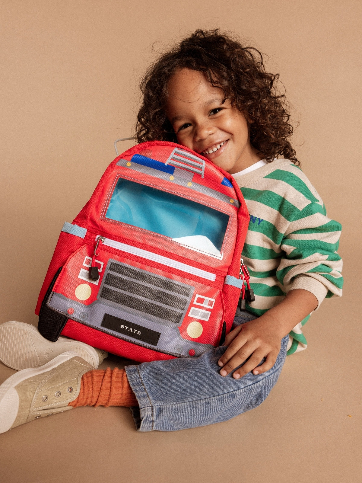 Kane Kids Mini Travel Backpack - Firetruck Bags State Bags
