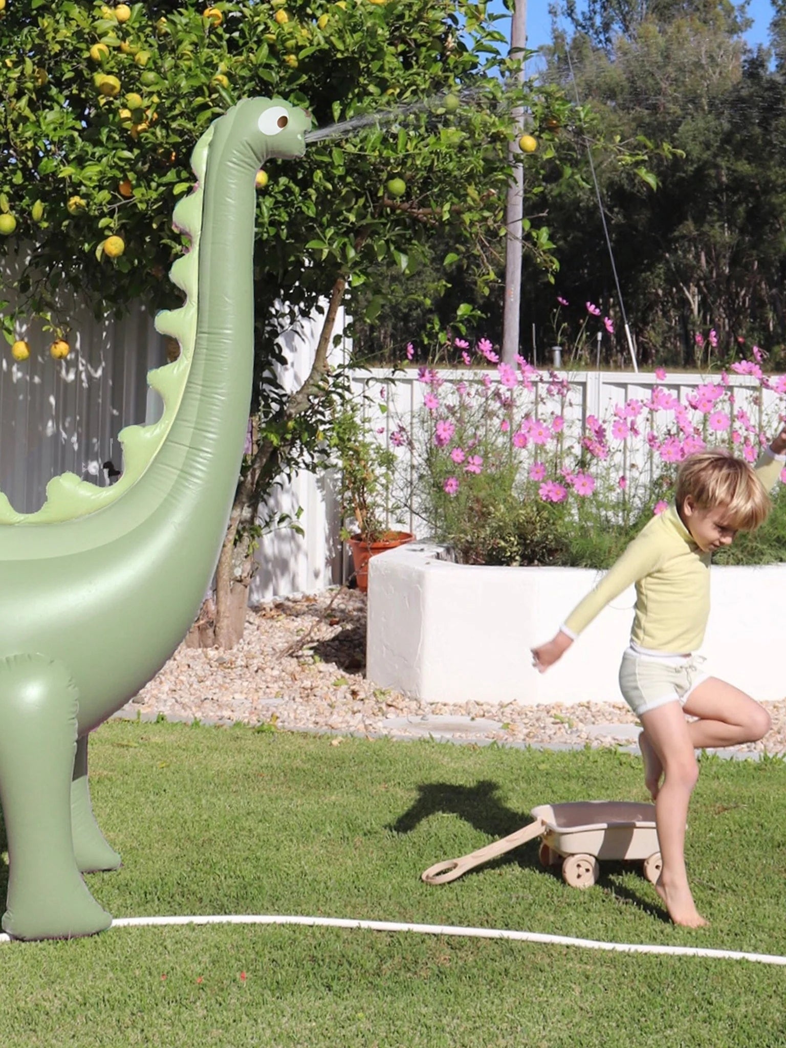 Dino Giant Sprinkler - Green Outdoor Play Sunnylife