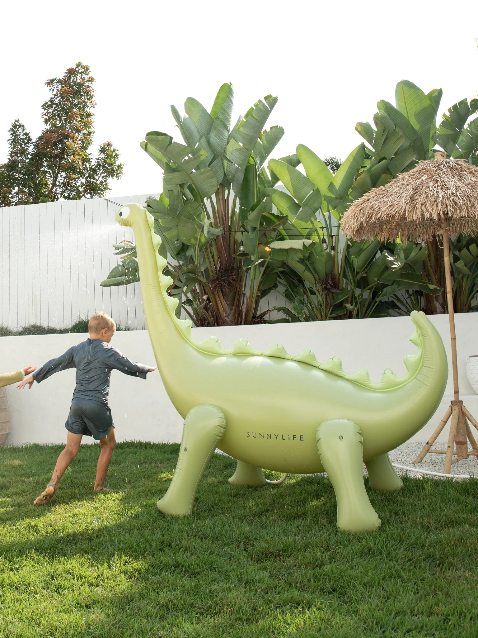 Dino Giant Sprinkler - Green Outdoor Play Sunnylife