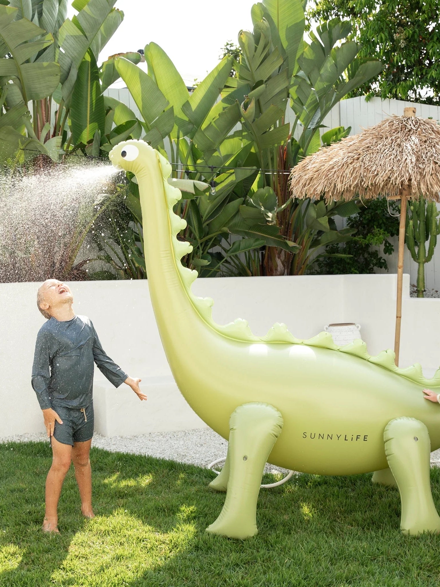 Dino Giant Sprinkler - Green Outdoor Play Sunnylife