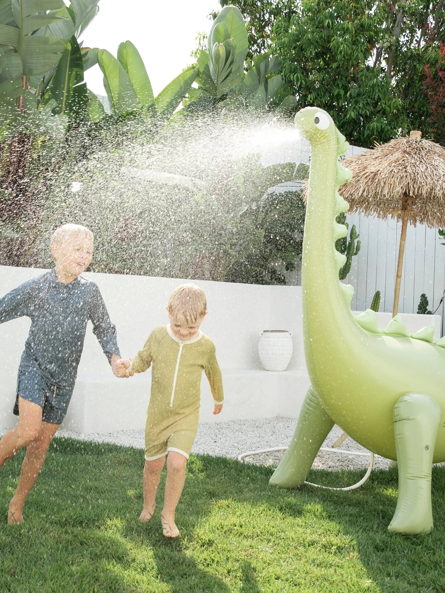 Dino Giant Sprinkler - Green Outdoor Play Sunnylife