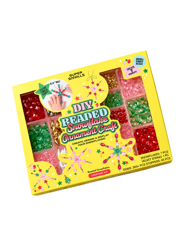 Beaded Snowflakes Ornament Kit Arts & Crafts Super Smalls