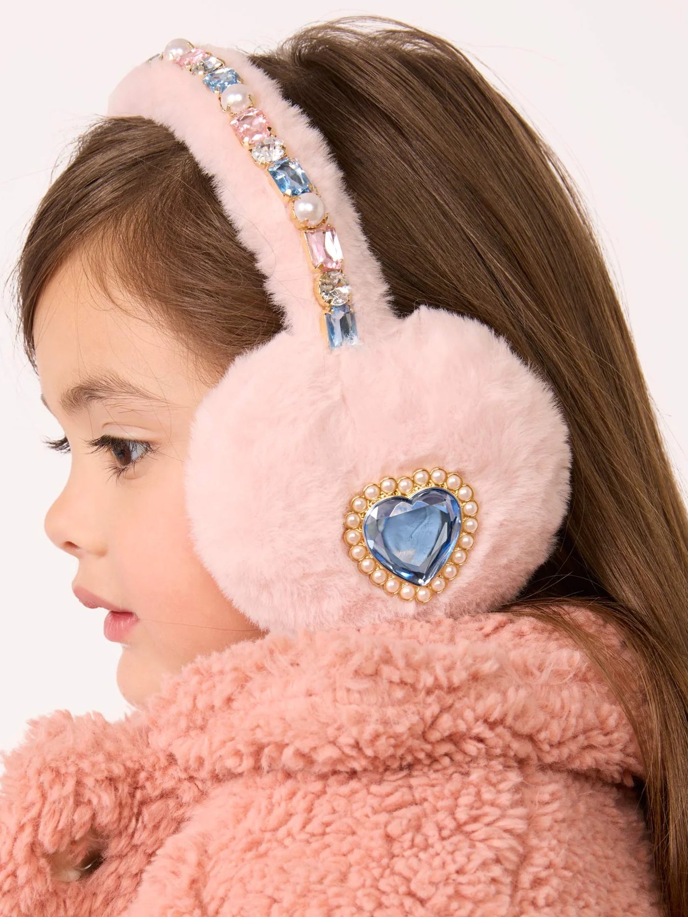 Cotton Candy Jeweled Earmuffs Hats Super Smalls   