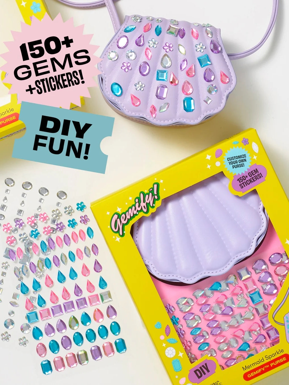 Mermaid Sparkle Gemify Purse Bags Super Smalls