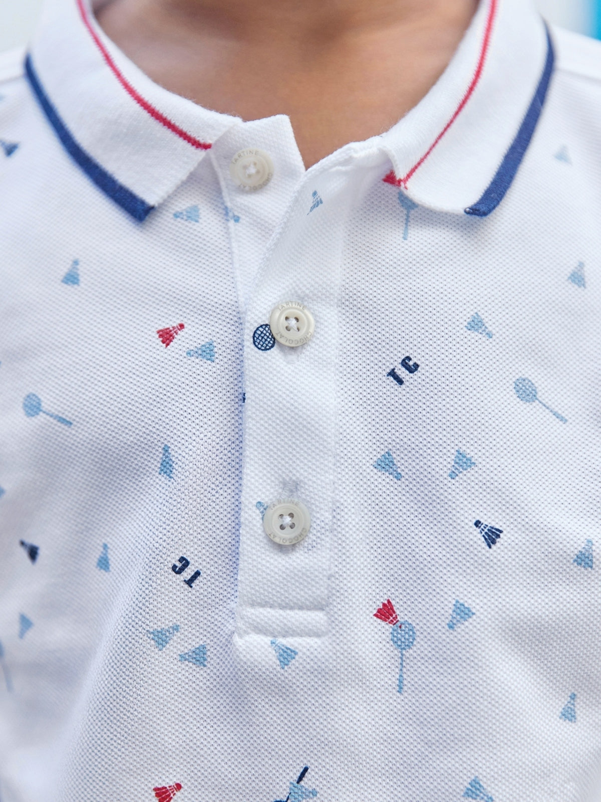 Badminton Club Polo Tops Tartine et Chocolat