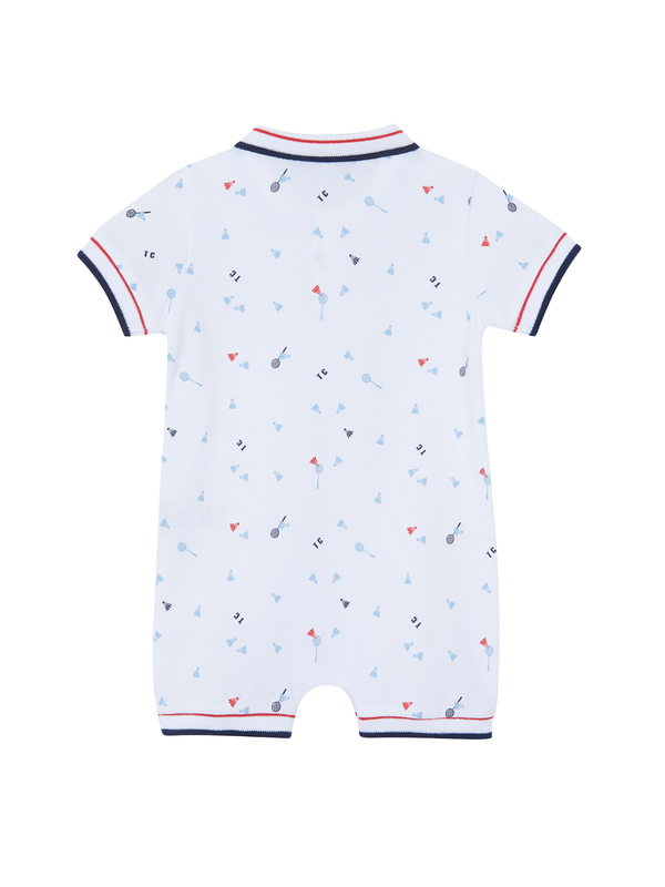 Badminton Club Polo Romper Rompers Tartine et Chocolat