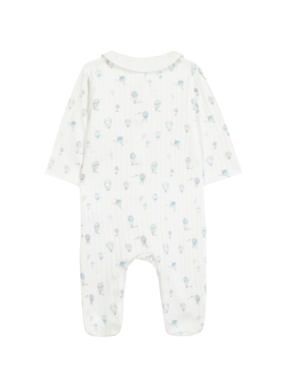 Balloon Adventure Collar Footie Rompers Tartine et Chocolat