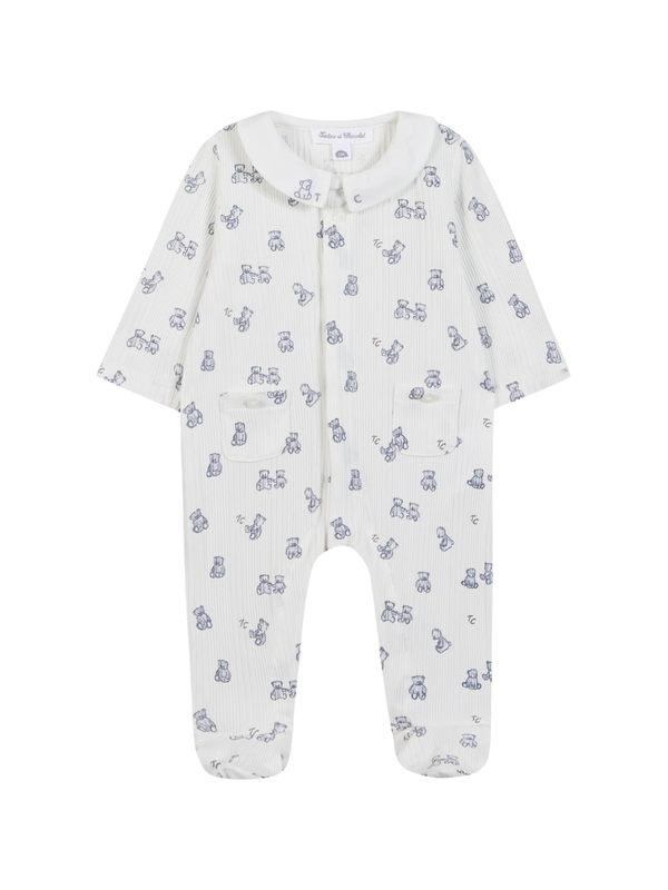 Bear Print Footie