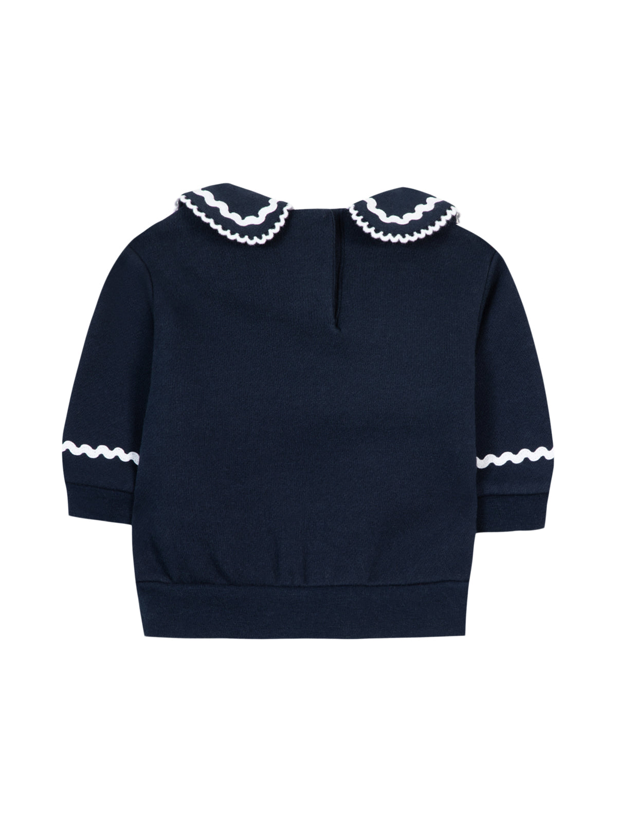 Ric Rac Trim Sweatshirt Sweatshirts Tartine et Chocolat   