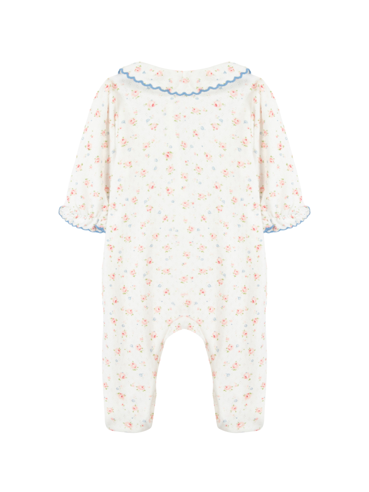 Rose Garden Ruffle Footie Rompers Tartine et Chocolat