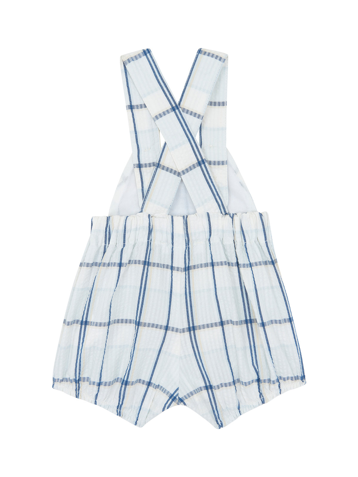 Sky Blue Overall Romper Rompers Tartine et Chocolat