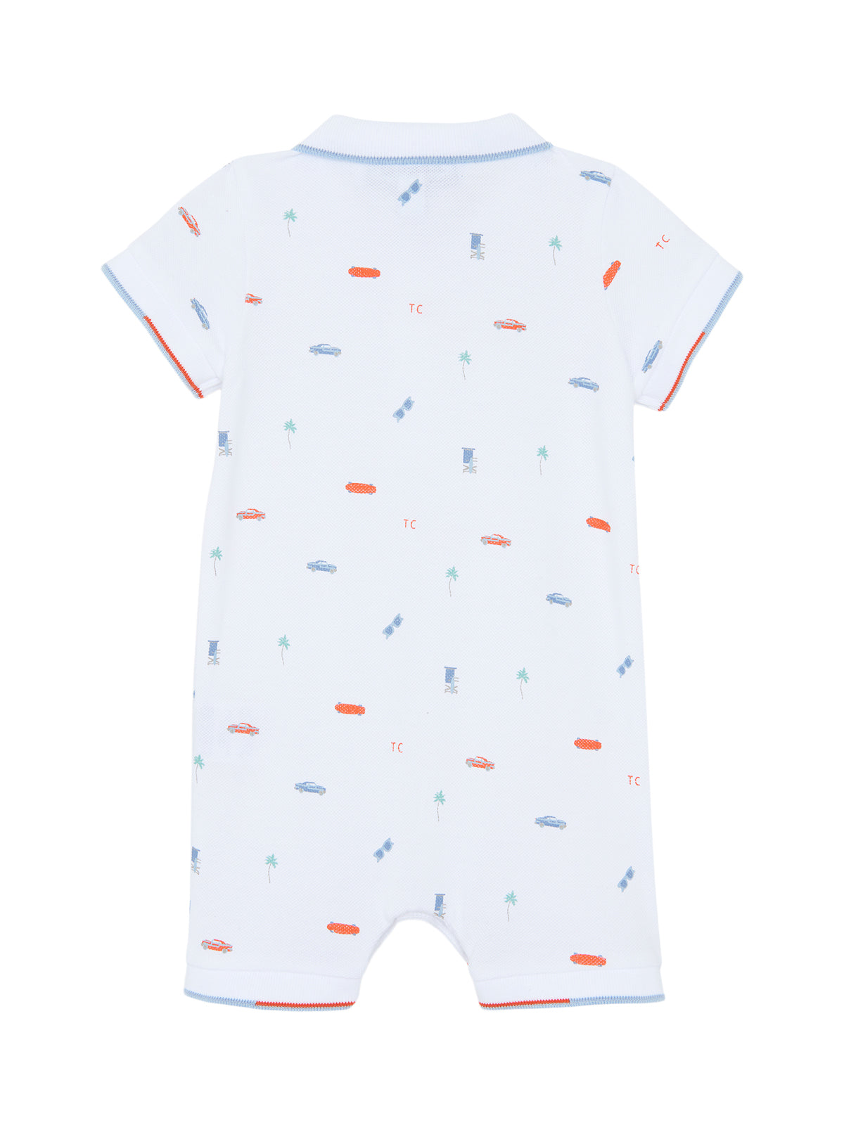 Summer Fun Polo Romper Rompers Tartine et Chocolat