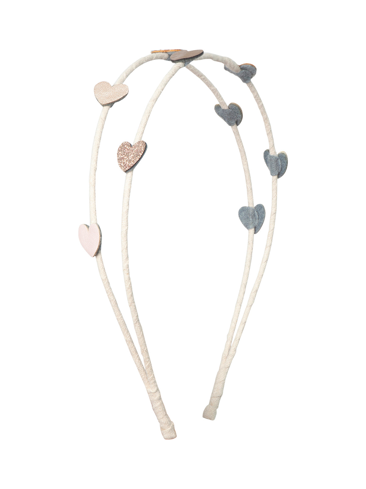 Teeny Heart Alice Double Headband Hair Accessories Mimi & Lula   