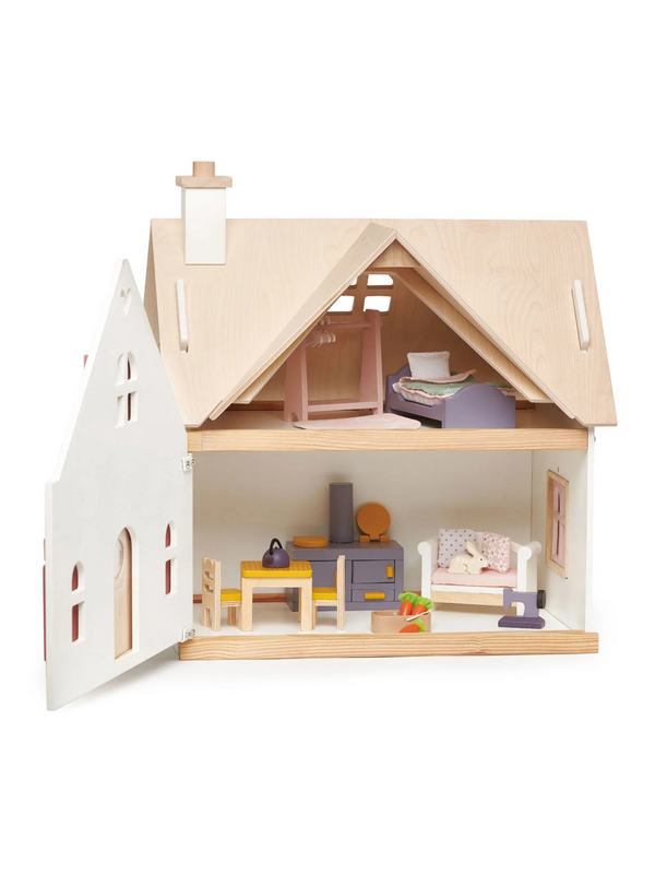 Cottontail Cottage Dollhouse Pretend Play Tender Leaf Toys