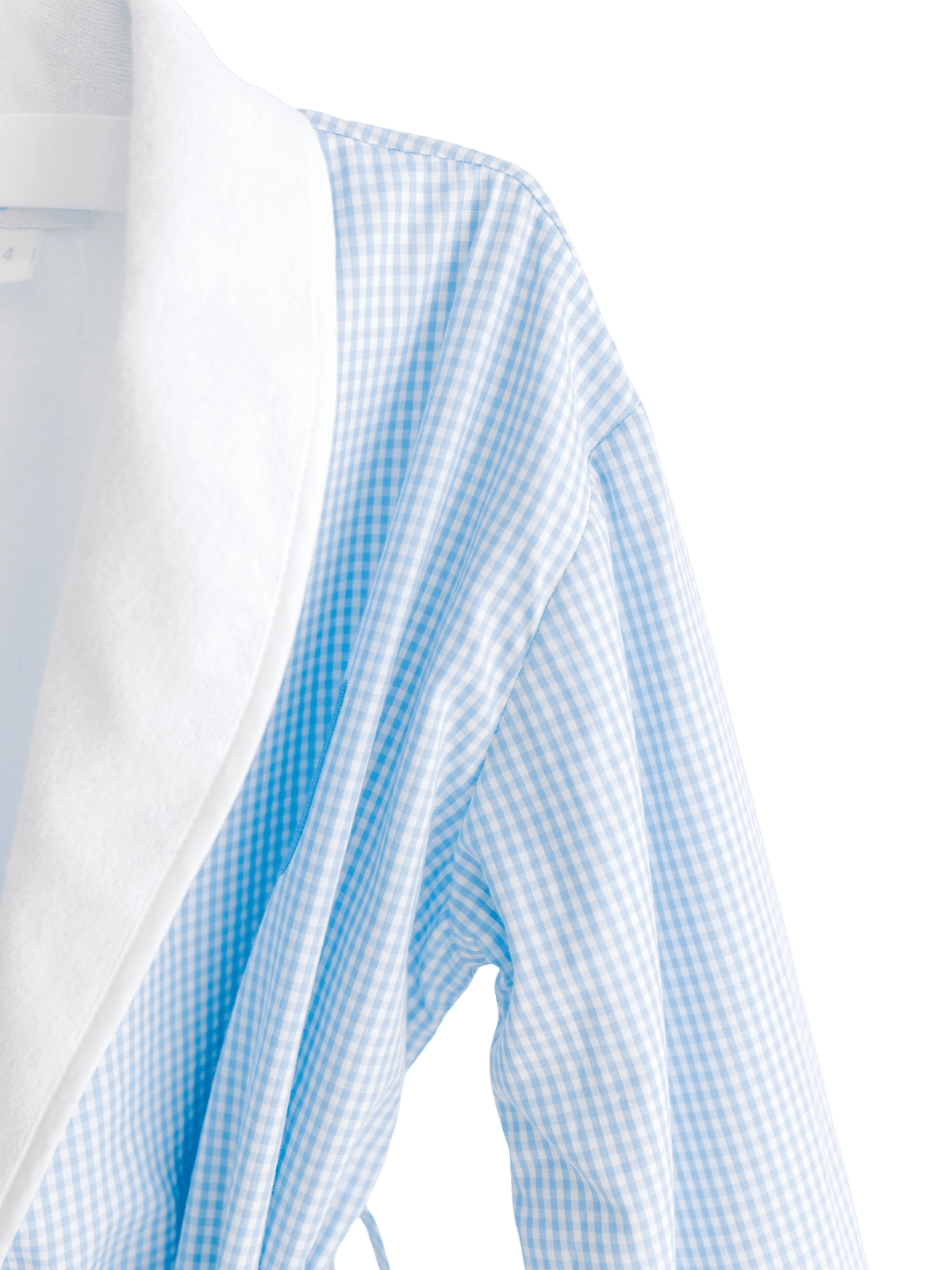 Blue Gingham Bathrobe Pajamas Terry Tots
