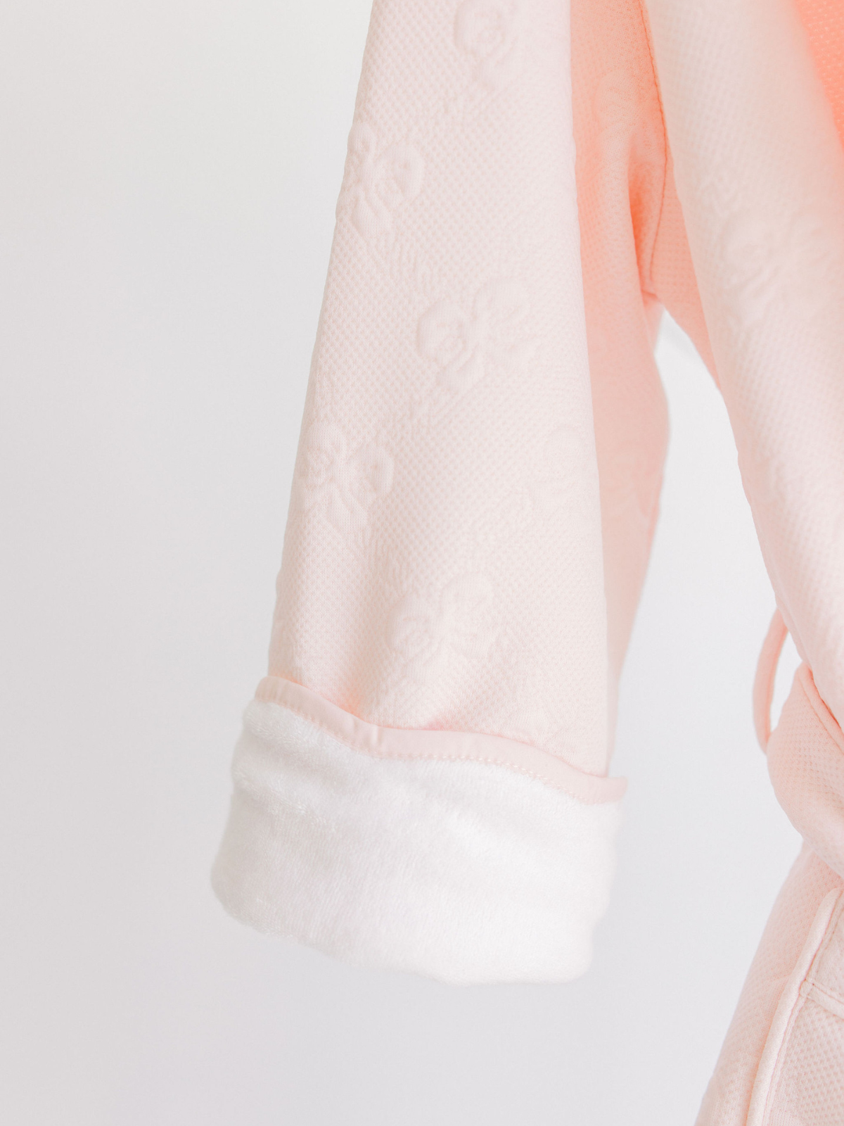 Jacquard Bows Bathrobe Pajamas Terry Tots