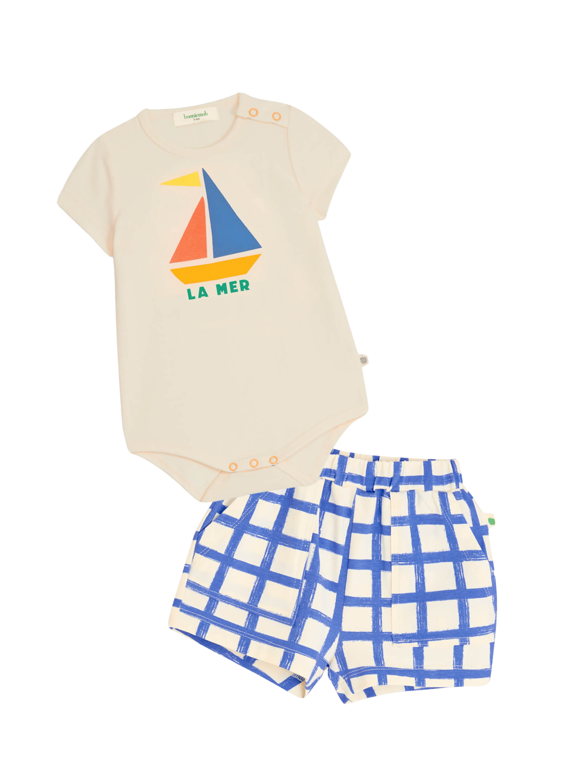 Sorbetto Sailboat Baby Set Sets The Bonniemob Blue 3-6M