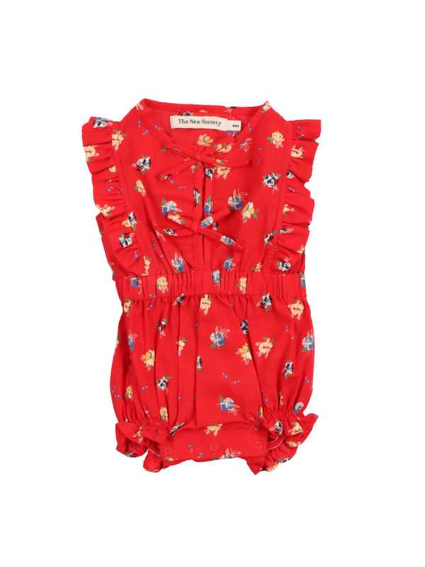 Amapola Print Baby Romper