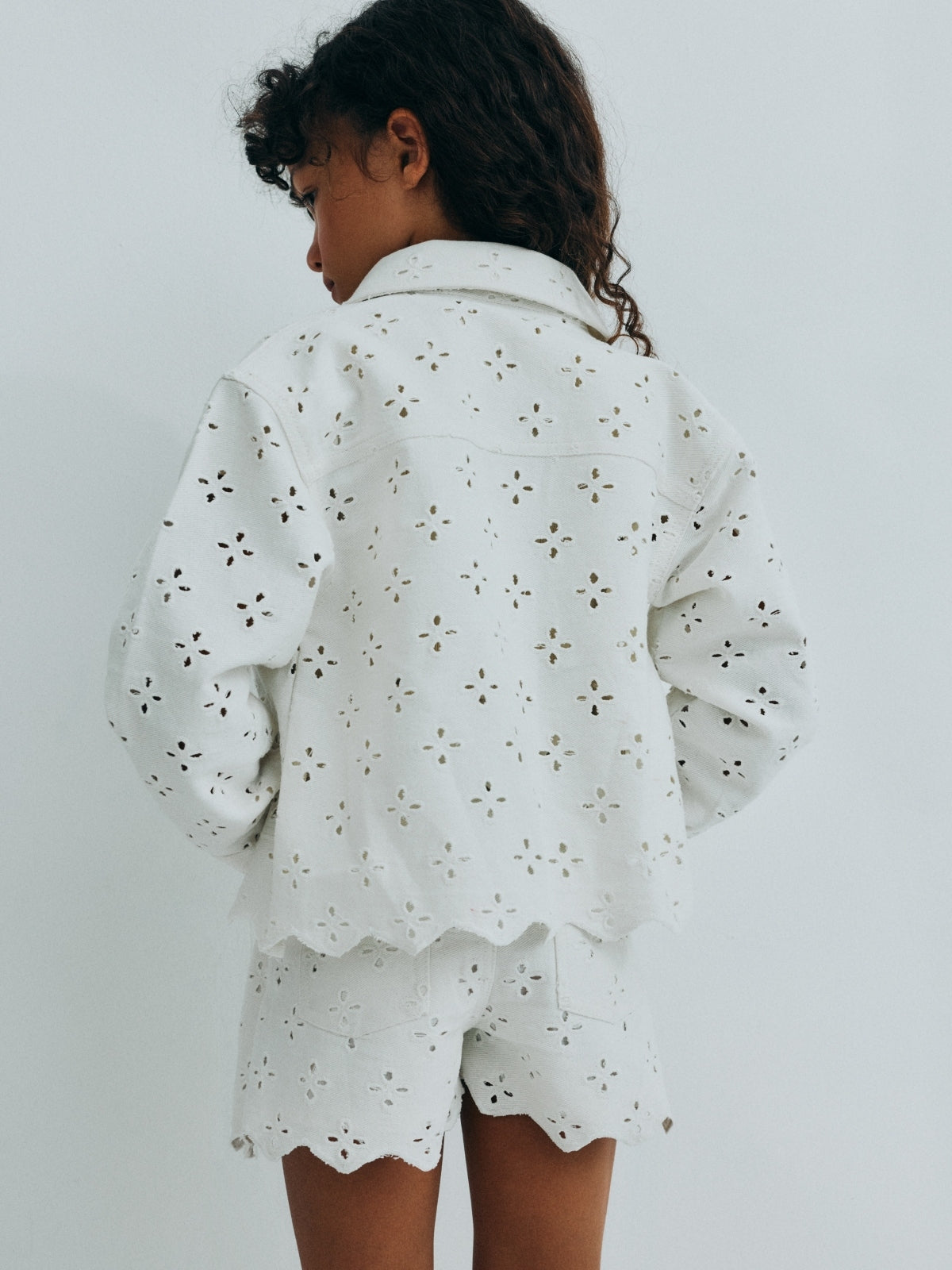 Camelia Eyelet Denim Jacket Outerwear The New Society