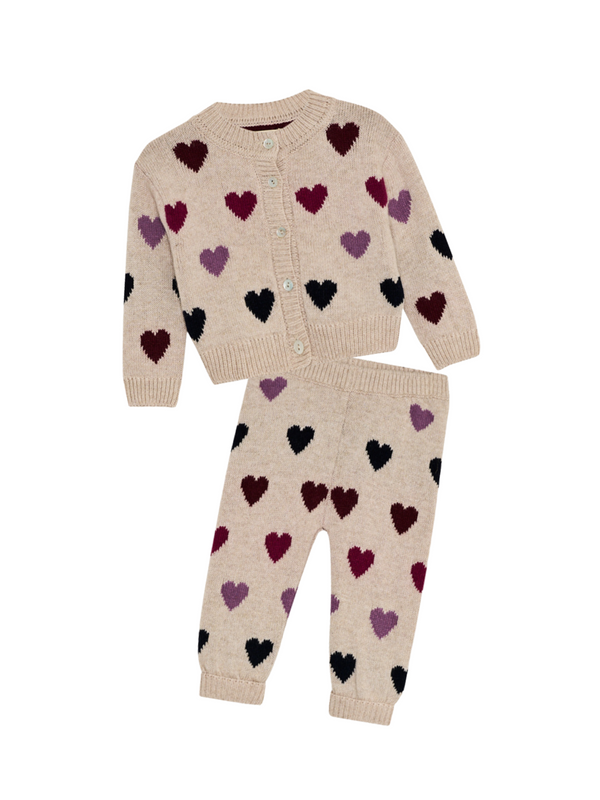 Cora Hearts Baby Set Sets The New Society Cora Hearts 3M