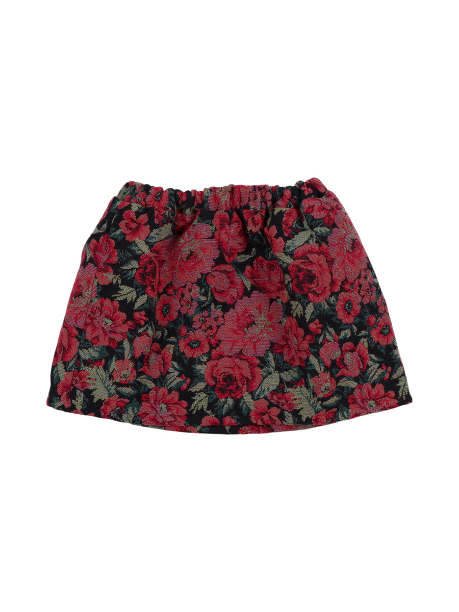 Damascena Skirt Skirts The New Society Roses Tapestry 3Y 